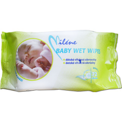 Miléne Kids dětské vlhčené ubrousky proti podráždění a zapaření, 72 ks