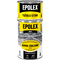 EPOLEX S2300 barva základní na kov, šedý mat + Epolex S7300 tužidlo, sada 1,18 kg