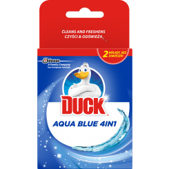 Duck WC Aqua Blue Efekt modré vody náhradní náplně do závěsu, 2× 40 g
