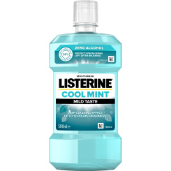 Listerine Zero Cool Mint ústní voda bez alkoholu, 500 ml