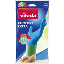 Vileda Comfort &amp; Care gumové rukavice, úklidové, velikost č. 8