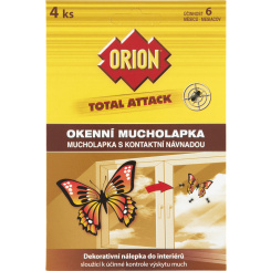 Orion Total Attack Okenní mucholapka, 4 ks