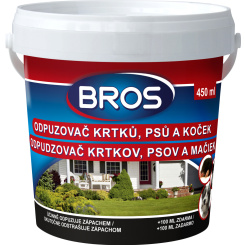 Bros pachový ohradník proti krtkům, psům a kočkám, 450 ml