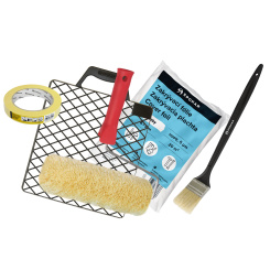 Spokar Plyš žlutozelený váleček na malování, 240 mm + držák, folie, páska