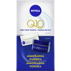 Nivea Q10 Plus, krémy proti vráskám, denní a noční, pro věk 30+, 2x 50ml