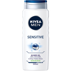 Nivea Men Sensitive sprchový gel, 500 ml