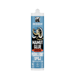 Den Braven Mamut Glue Crystal univerzální montážní lepidlo, transparentní, 290 ml