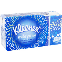 Kleenex 2vrstvé papírové kapesníky Everyday, 8× 9 ks
