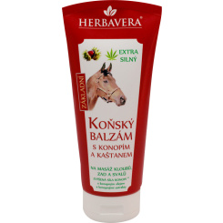 Herbavera Koňský balzám s konopím a kaštanem, 200 ml