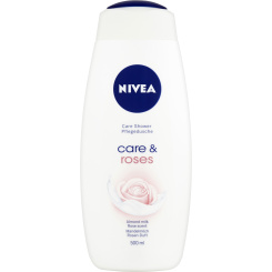 Nivea Care &amp; Roses sprchový gel, 500 ml