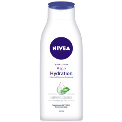 Nivea Aloe &amp; Hydration lehké tělové mléko s pumpičkou, 400 ml