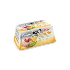 Sam vanička pro psy s kuřecím masem, 97% podíl masa, 415 g