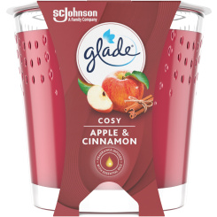 Glade svíčka vonná Cosy Apple &amp; Cinnamon, 129 g