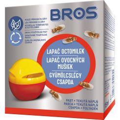 Bros jablíčko lapač octomilek + náplň, 30 ml