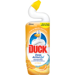 Duck 5v1 Citrus Wc tekutý čistič s citrusovou vůní, 750 ml