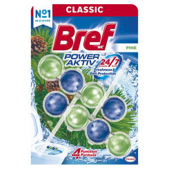 Bref WC blok Power Aktiv Pine, 2× 50 g