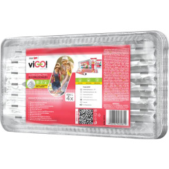 Quickpack viGO grilovací tácky, rozměry 23 × 34 cm, balení 4 kusy