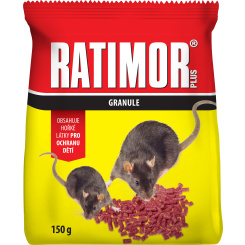 Ratimor Plus Bromadiolon nástraha na hlodavce, sáček, 150 g