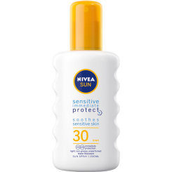 Nivea Sun Sensitive OF 30 sprej na opalování, 200 ml