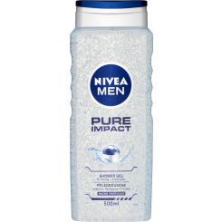 Nivea Men Pure Impact sprchový gel, 500 ml