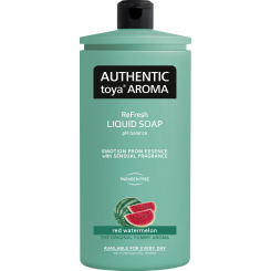 Authentic Toya Aroma tekuté mýdlo červený meloun, náplň, 600 ml