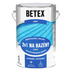 Betex s2852 2v1 základní i vrchní barva na bazény 0440 tmavě modrá, 4 kg