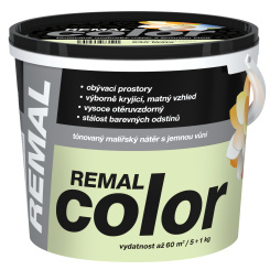 REMAL Color malířská barva na zeď 530 Máta, 5 + 1 kg