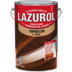 Lazurol Topdecor S1035 tenkovrstvá lazura na dřevo T025 třešeň, 4,5 l