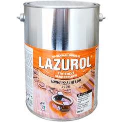 Lazurol S1002 mat, lak na kov a dřevo, bezbarvý, 4 l