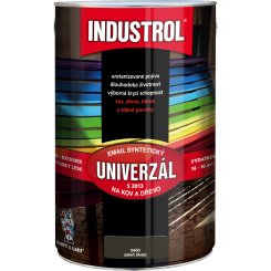 Industrol S2013 univerzál lesk vrchní barva na kov a dřevo, 5450 zeleň khaki, 4 l