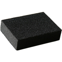 Spokar brusná houbička, 4stranná, rozměry 100 x 70 x 27 mm