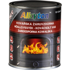 Dupli-Color Alkyton žáruvzdorná barva do 750 °C, kovářská černá, 750 ml