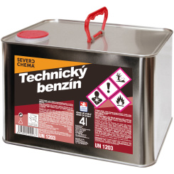 Severochema technický benzín, čistič, k odmašťování, 4 l