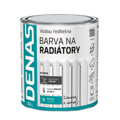DENAS BARVA NA RADIÁTORY rychleschnoucí, 0100 bílá, 300 g