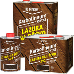 Detecha Karbolineum Extra 3v1 barva na dřevo