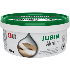 Jubin Akrilin disperzní akrylátový tmel na dřevo, 750 g