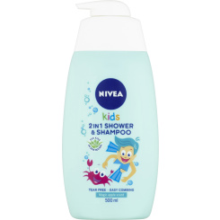 Nivea Kids Boy 2v1 sprchový gel a šampon, 500 ml