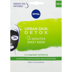 Nivea Urban Skin Detoxikační textilní maska, 1 ks