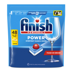 Finish tablety do myčky All in 1 Max Lemon, 48 ks