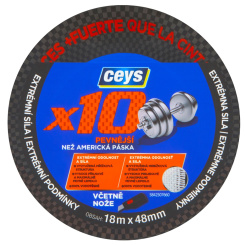Ceys Profesionální páska x10, 18 m × 48 mm