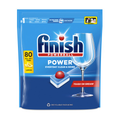 Finish tablety do myčky All in 1 Max Lemon, 80 ks