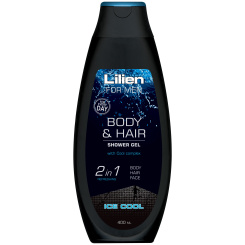Lilien Men Ice Cool sprchový šampon, 400 ml