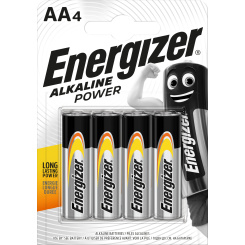 Energizer Alkaline Power AA tužková baterie, 4 ks