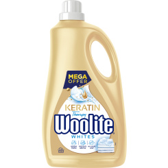 Woolite Keratin Therapy Whites prací gel, 3,6 l, 60 dávek