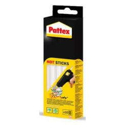 Pattex Hot patrony do tavné pistole, transparentní, 10 ks, 200 g