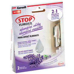 Ceresit Stop Vlhkosti 2v1 absorpční sáčky levandule, 2× 50 g