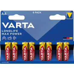 Varta Longlife Max Power AA tužkové baterie 8 ks