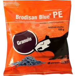 Brodisan Blue PE granule k hubení hlodavců sáček, 150 g