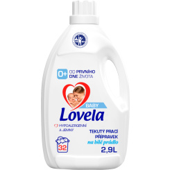 Lovela Bílé prádlo prací gel 32 praní, 2,9 l