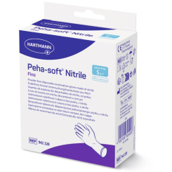Peha-soft Nitril Jednorázové ochranné rukavice velikost S, 10 ks